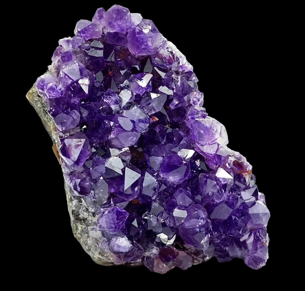 Natural Amethyst Cluster Decoration Raw Stone Mineral